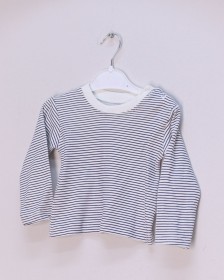 طقم شتوي 3 قطع جاكيت مبطن فرو بلوزة مخططة