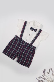 قميص وشورت كاروهات مع شيالات