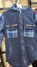 جاكيت كحلي أيدي كاروهات