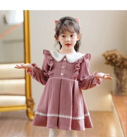 فستان قبة لولو زهري