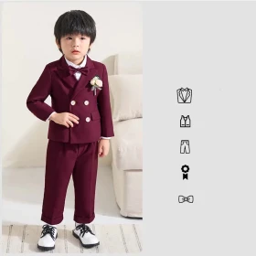 بدلة عريس مع ورد